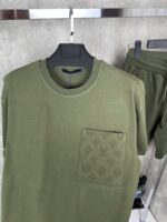 “Louis Vuitton” Signature Pocket Shortsuit (Зелено) - Image 3