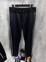 “Moncler” Triacetate Zip-Up Екип (Черно) - Image 3