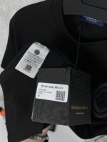 “Stefano Ricci” Logo-Embroidered Тениска (Черно) - Image 6