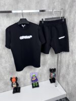 “Off-White” Spray Arrow Print Regular Fit Shortsuit (Черно)