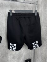 “Off-White” Spray Arrow Print Regular Fit Shortsuit (Черно) - Image 4