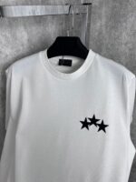 “Amiri” Three Star Print Тениска (Бяло) - Image 2