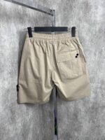 “Stone Island” Straight-Leg Logo-Appliqued Cargo Shorts (Крем) - Image 2