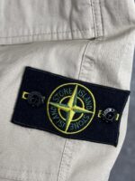 “Stone Island” Straight-Leg Logo-Appliqued Cargo Shorts (Крем) - Image 4
