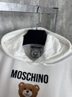 “Moschino” Logo Print Дамски Суичър (Бяло) - Image 4