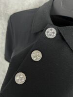 “Louis Vuitton” Damier Signature Regular Fit Polo Shirt (Черно) - Image 5