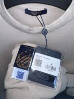 “Louis Vuitton” Signature Crewneck Knitted T-Shirt (Бежево) - Image 8