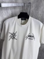 “Represent” x Metallica 40 Year Anniversary Print Medium Fit Washed T-Shirt - Image 3
