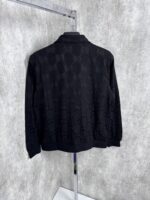 “Gucci” Jumbo GG Canvas Classic Fit Сезонно Яке (Черно) - Image 2