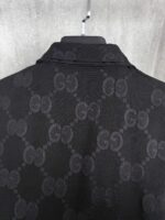 “Gucci” Jumbo GG Canvas Classic Fit Сезонно Яке (Черно) - Image 7