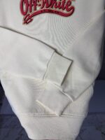 “Off-White” A.C. Milan Arrow Print Classic Fit Hoodie (Крем) - Image 7