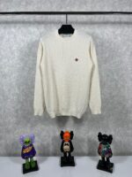 “Casablanca” Merino Padded Пуловер (Екрю)