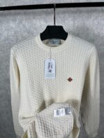 “Casablanca” Merino Padded Пуловер (Екрю) - Image 5