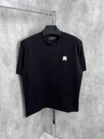 “Amiri” Skater Tee Logo Embroidered Regular Fit T-Shirt (Черно)