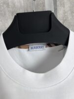 “Burberry” EKD Logo Embroidered Classic Fit T-Shirt (Бяло) - Image 5