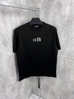 “Dsquared2” Icon Logo Print Regular Fit T-Shirt (Черно)