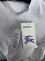 “Burberry” EKD Logo Embroidered Classic Fit T-Shirt (Бяло) - Image 7