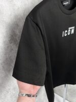 “Dsquared2” Icon Logo Print Regular Fit T-Shirt (Черно) - Image 5