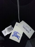 “Burberry” Ellison Logo Detail Oversize Fit T-Shirt (Черно) - Image 7