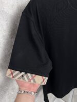 “Burberry” Ellison Logo Detail Oversize Fit T-Shirt (Черно) - Image 3