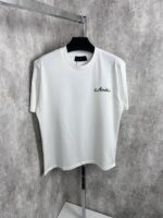 “Amiri” Bandana Logo Embroidered Regular Fit T-Shirt (Бяло) - Image 2