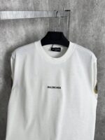 “Balenciaga” Uniform Merch Medium Fit T-Shirt (Бяло) - Image 2