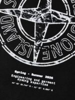 “Stone Island” Logo Print Classic Fit T-Shirt (Черно) - Image 6