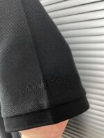 “Ralph Lauren” Purple Label Polo Bear Logo Embroidered Classic Fit Polo Shirt (Черно) - Image 7